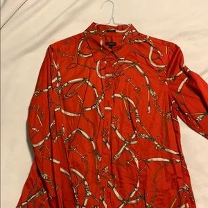 Talbot’s equestrian blouse.